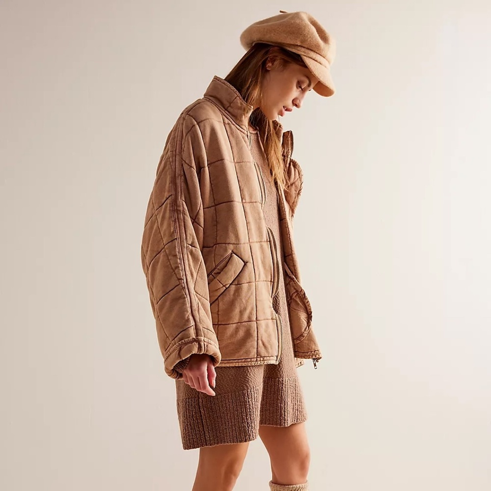 SOLD New Free People Dolman quilted jacket $198.00 on FP website